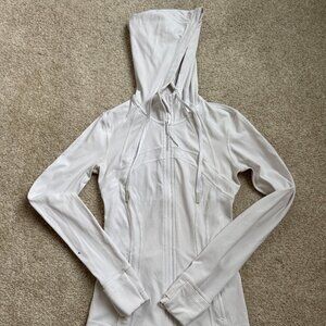 Lululemon Define Hoodie Jacket Full Zip White Size 2
